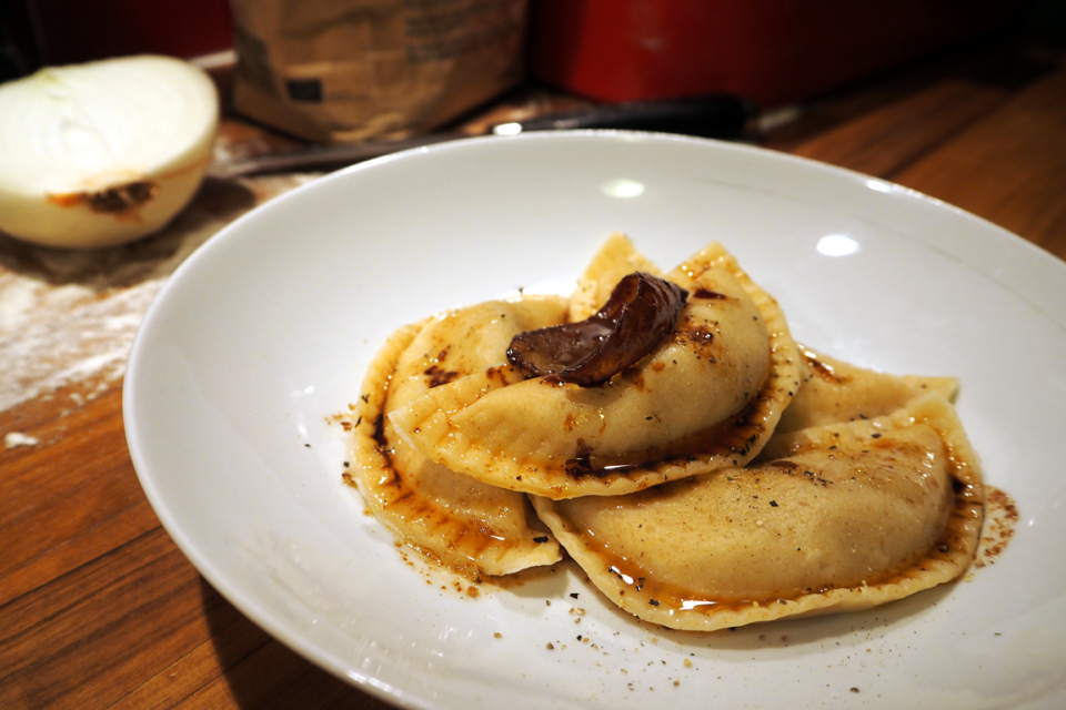 Pierogi with parsnip