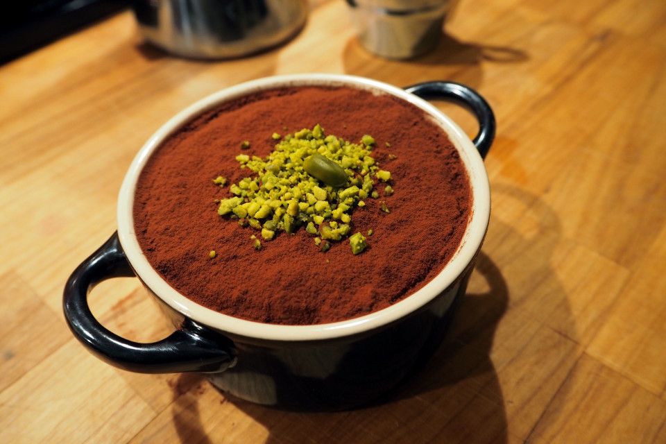 Pistachio tiramisù