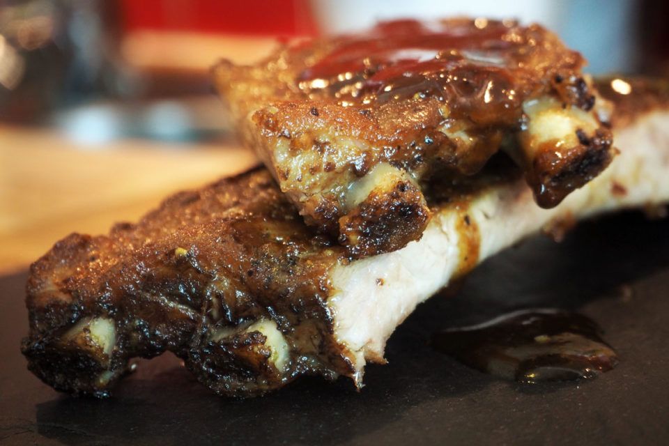 South Carolina style mustard ribs with stuff
