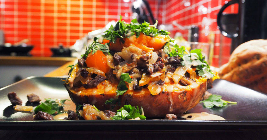 Baked sweet potato