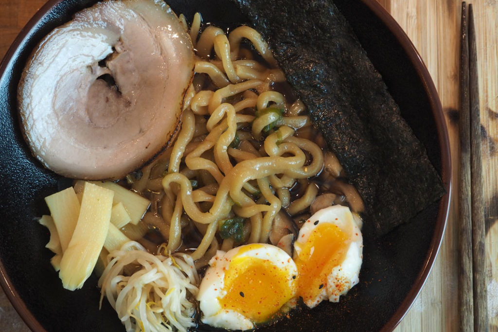 Homemade ramen