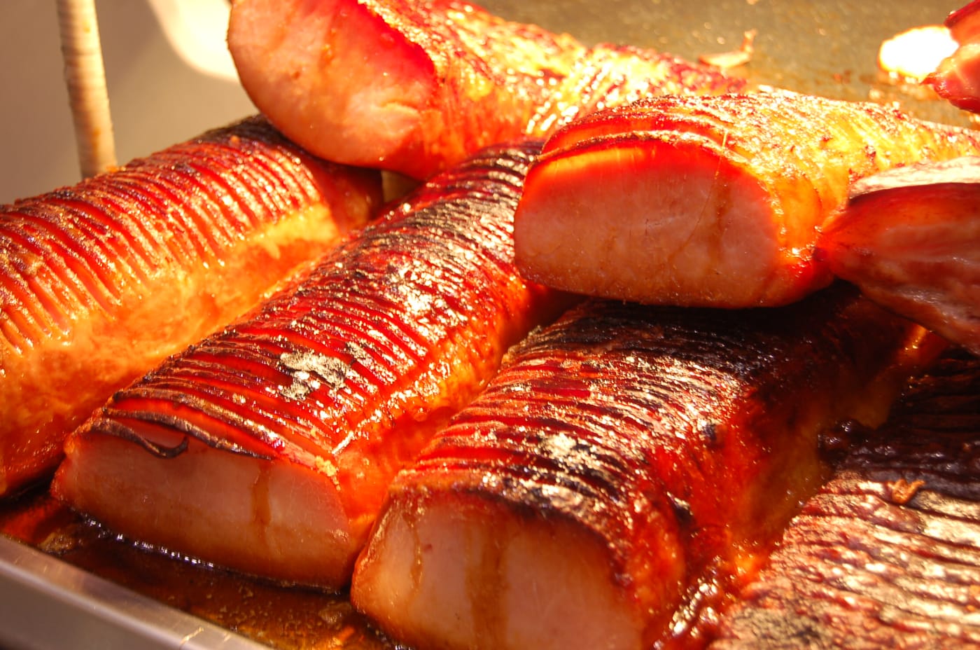 Roast_peameal_bacon - snowpea&bokchoi