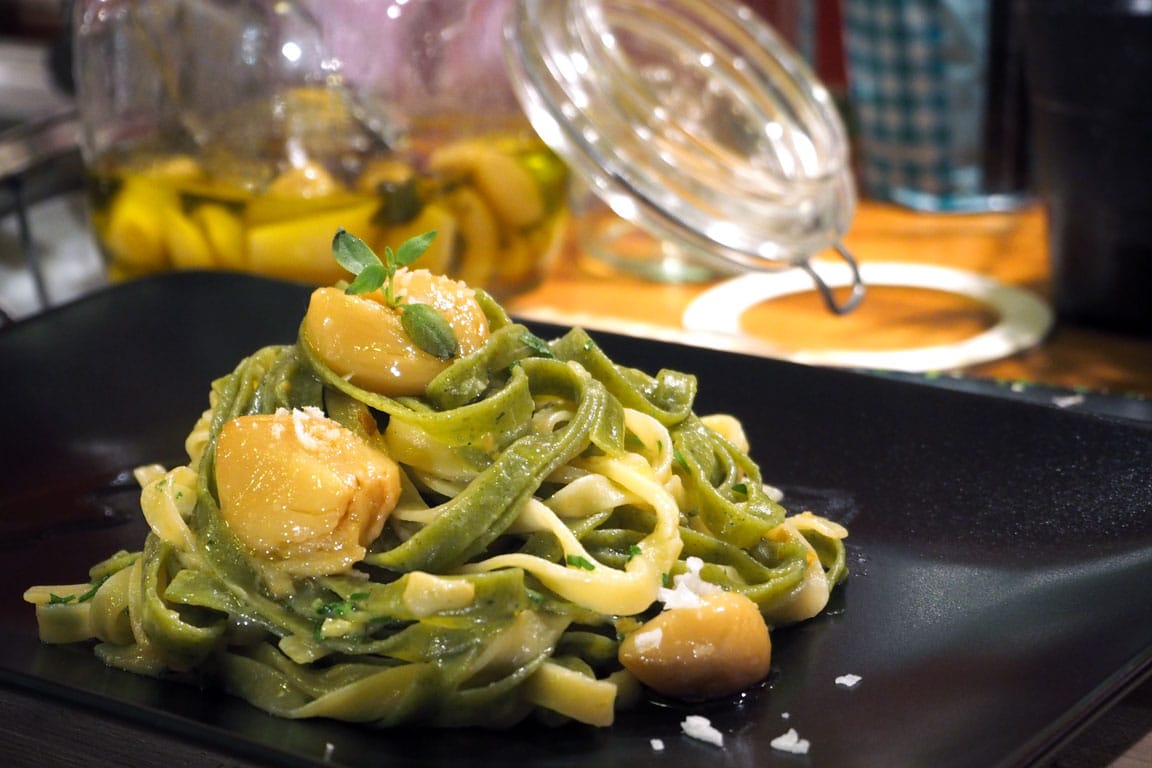 Triple garlic pasta