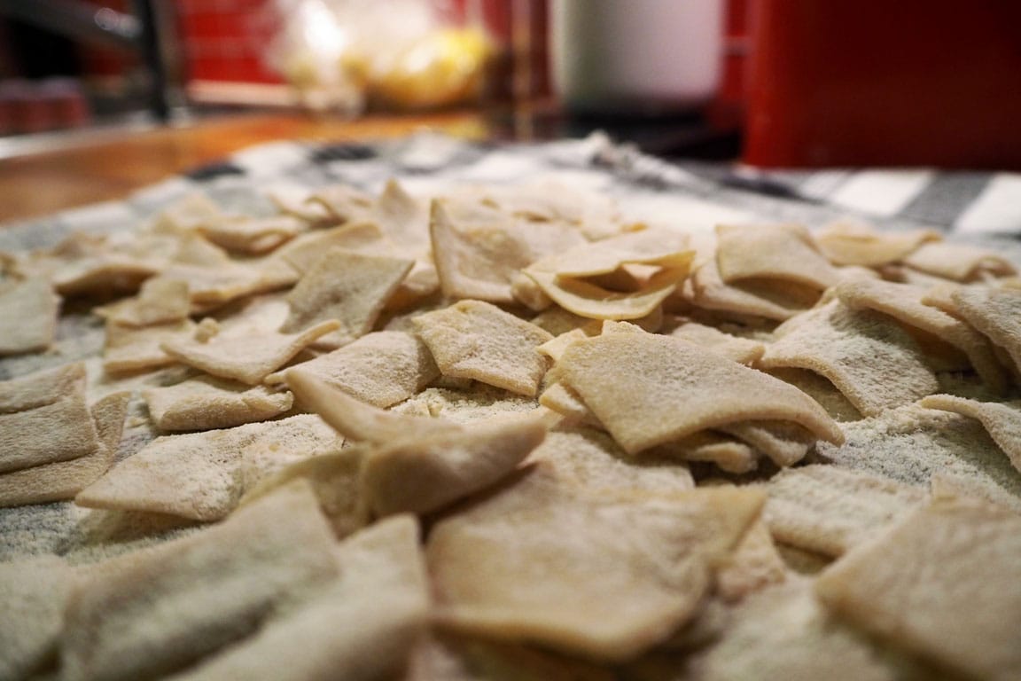 Łazanki pasta