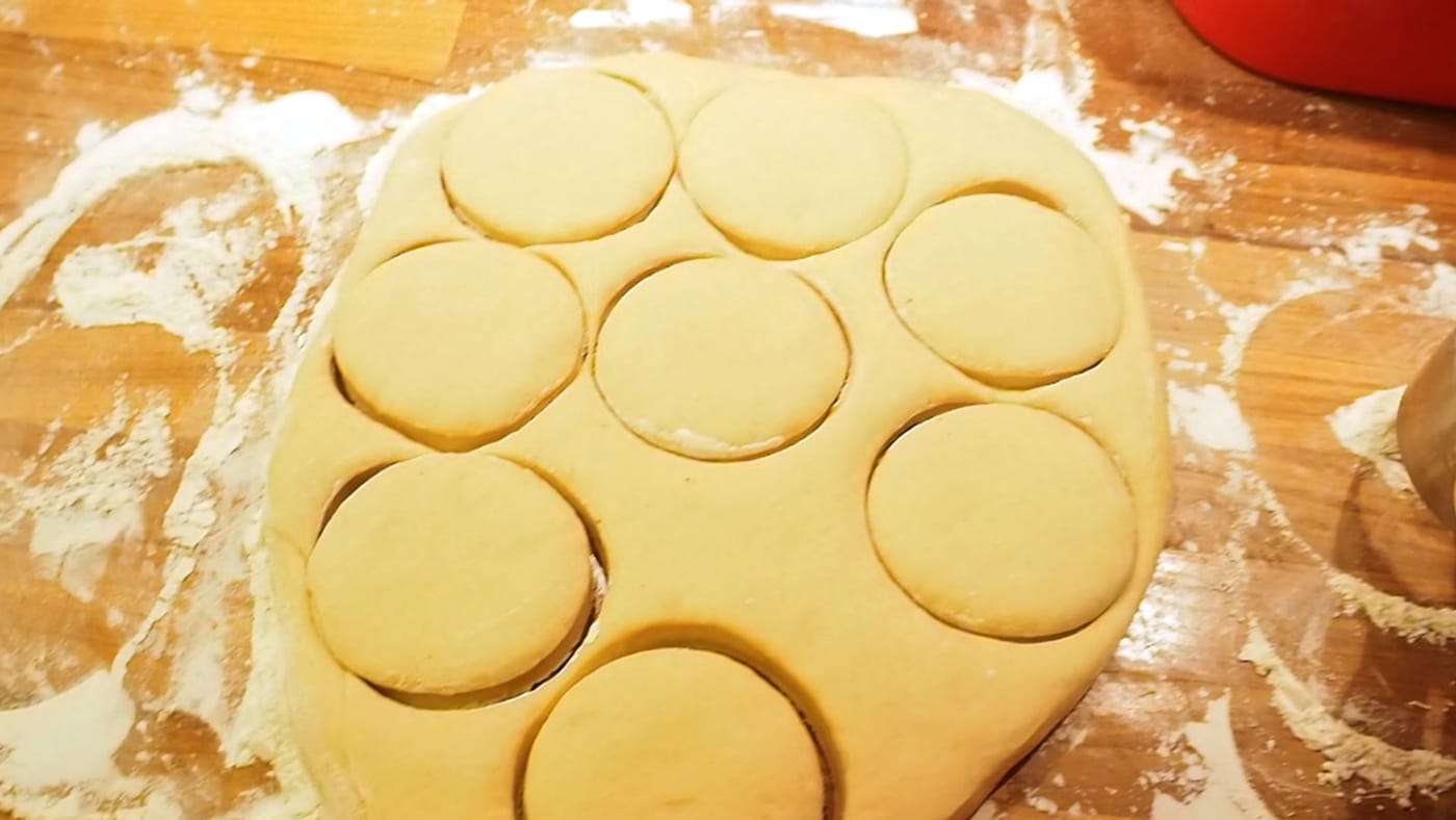 Dough for doughnuts